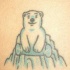 orso polare sul iceberg tatuaggio