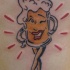 Tazza di birra lady pinup tatuaggio