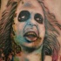 beetlejuice ritratto tatuaggio colorato