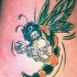 vespa puggile tatuaggio colorato