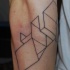 Le tatouage géométrique minimaliste