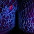 ragno web uv inchiostro tatuaggio