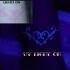 Tatouage fluorescent de cœur d'entrelacs
