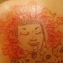 budda lieto tatuaggio incompleto