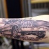 classico lowrider tatuaggio inchiostro nero