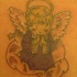 Tatouage d'ange de dessin animé
