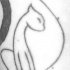 elegante gatto femminile tatuaggio
