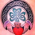 quadrifoglio con claddagh anello tatuaggio