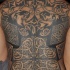 celtico stile pieno di schiena tatuaggio