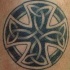 Tatuaje de una cruz célta