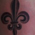 classico fleur de lis tatuaggio