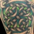 verde celtico annodato tatuaggio