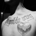 Die young chest tattoo