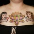 Betty & marylin chest tattoo