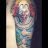 tatuaje de viejo payaso ronald