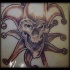 cranio buffone pazzo tatuaggio