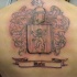 Tatuaje escudo de armas inacabado