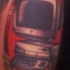 Computer vecchio tatuaggio