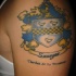 Le tatouage d'emblème de famille Sawyer