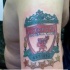 liverpool fc emblema colorata tatuaggio