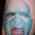 faccia film voldemort tatuaggio colorato