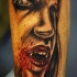 ledi faccia di vampira tatuaggio