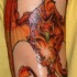 Tatuaje de un dragón rojo