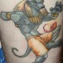 Tatuaje de Anubis deidad egipcio
