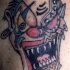 tatuaje del payaso robót malvado