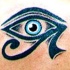 realistico occhio di horus tatuaggio