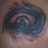 el tatuaje de un ojo con la letra 