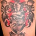 Tatuaje escudo familiar de armas