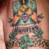 huntley stemma di famiglia colorato tatuaggio