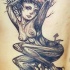 sexi dryad nuda tatuaggio