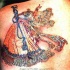 Le tatouage de fée en style asiatique