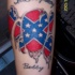 bandiera memoreale confederata tatuaggio