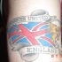 Tatuaje bandera de Inglaterra