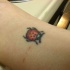 Tatuaje de pequeña mariquita