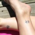 Tatuaje identicos en pies de amigos