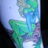 Rana lady pinup tatuaggio colorato