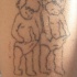 el tatuaje de los pequeños niños graciosos