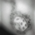 Dado piccolo nero e bianco tatuaggio