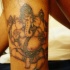 tatuaje de ganesha bailando