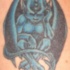 Gurgula piccola blu tatuaggio