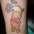 tatuaje lindo del winnie de pooh