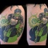 Tatuaje de Linterna Verde
