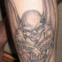 Gargoyle tatuaggio nero