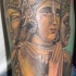 tatuaje en la manga de la deidad indú de Brahma