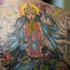 tatuaje de Kali enfadada, la deidad indú