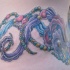 Bellissimo tatuaggio pittoresco variegato